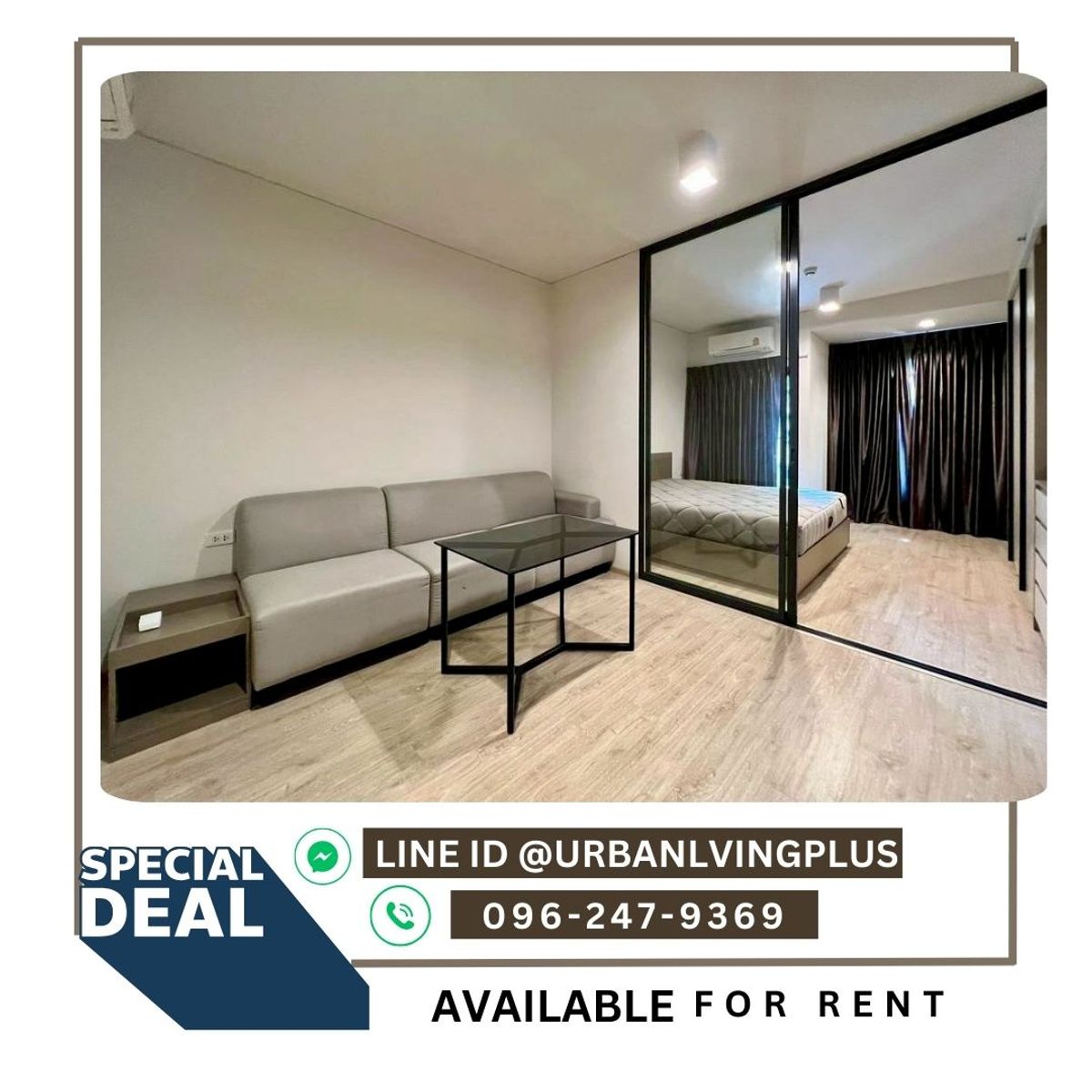 ให้เช่าคอนโดวงเวียนใหญ่ เจริญนคร : ( U20250404100 ) Tel/Line 096-2479369 ให้เช่า ไอดีโอ สาทร วงเวียนใหญ่ 1 ห้องนอน 35 ตร.ม. ห้องใหม่ สภาพดี✨✨