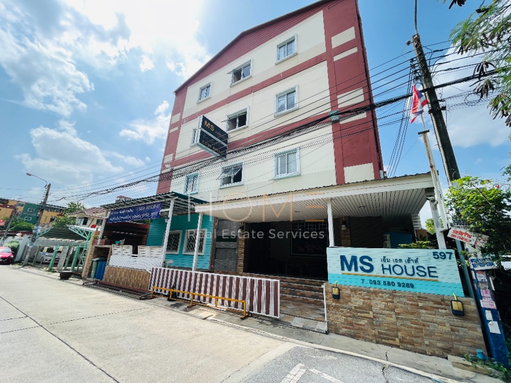 For SaleHotel&Apartment BusinessLadprao101, Happy Land, The Mall Bang Kapi : Apartment Ladprao 107, Separate 25 / 4 Storey (SALE WITH TENANT) RUK622