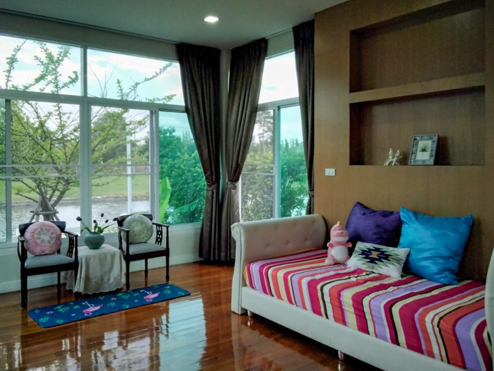 ให้เช่าบ้านสมุทรปราการ สำโรง : บ้านให้เช่า หมู่่บ้าน วินด์มิลล์ พาร์ค Windmill Park บางนา กม.10 ตกแต่งครบ พร้อมอยู่