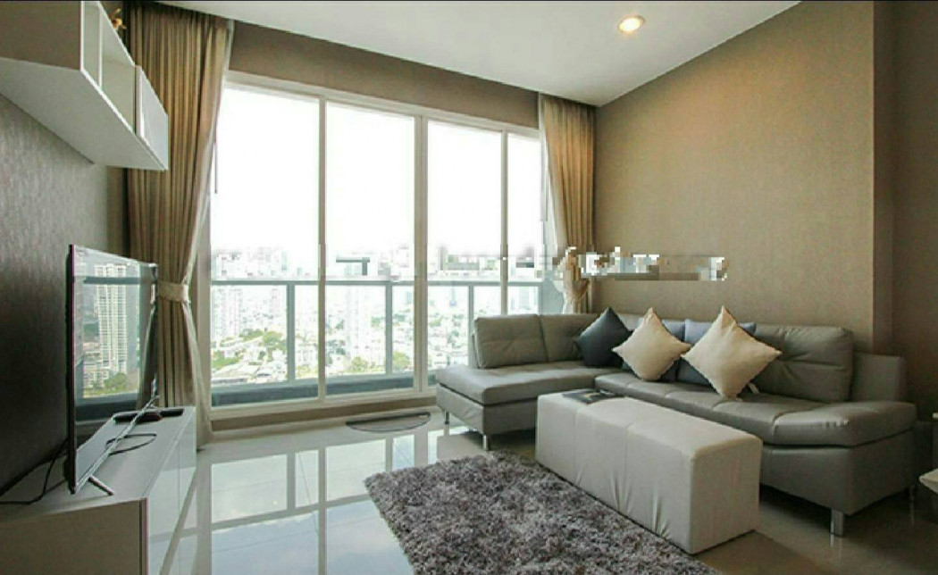 For RentCondoSathorn, Narathiwat : For rent: Condo, Mae Nam Residence, Menam Residences, 58 sq m.