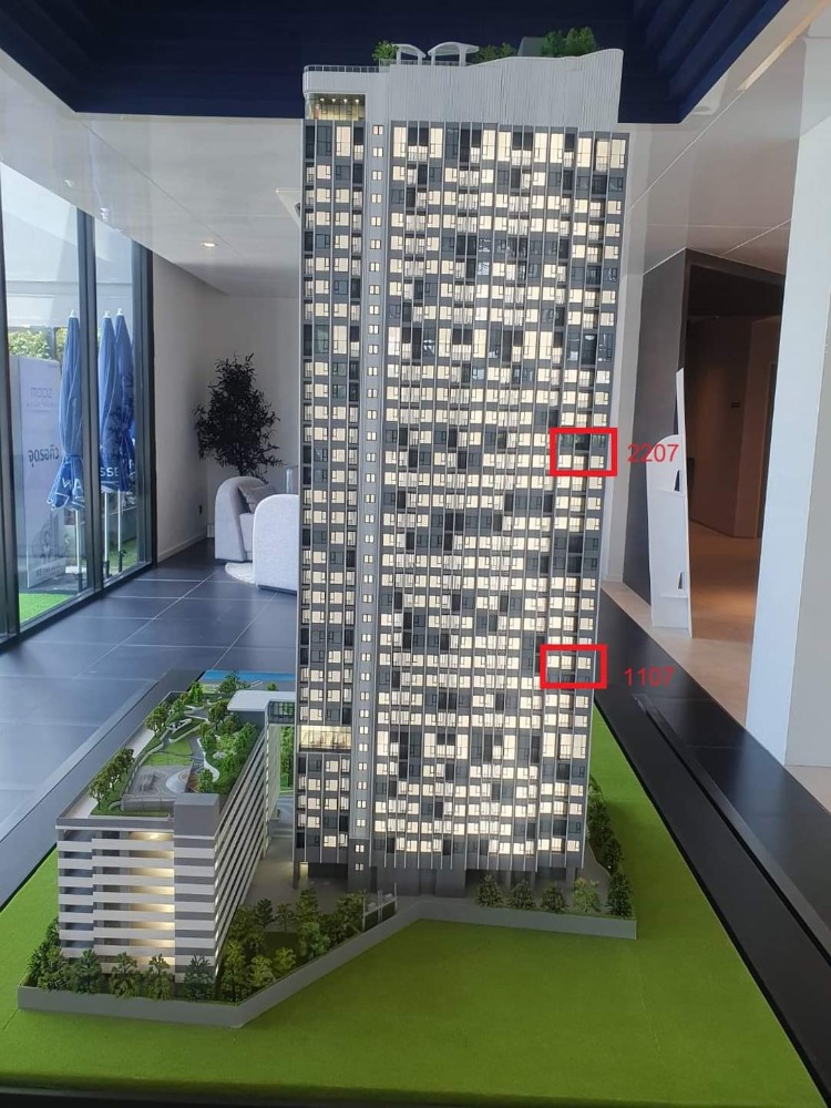 Sale DownCondoPathum Thani,Rangsit, Thammasat : (Owner) Selling Modiz Avantgarde, 1 bedroom and 2 bedroom