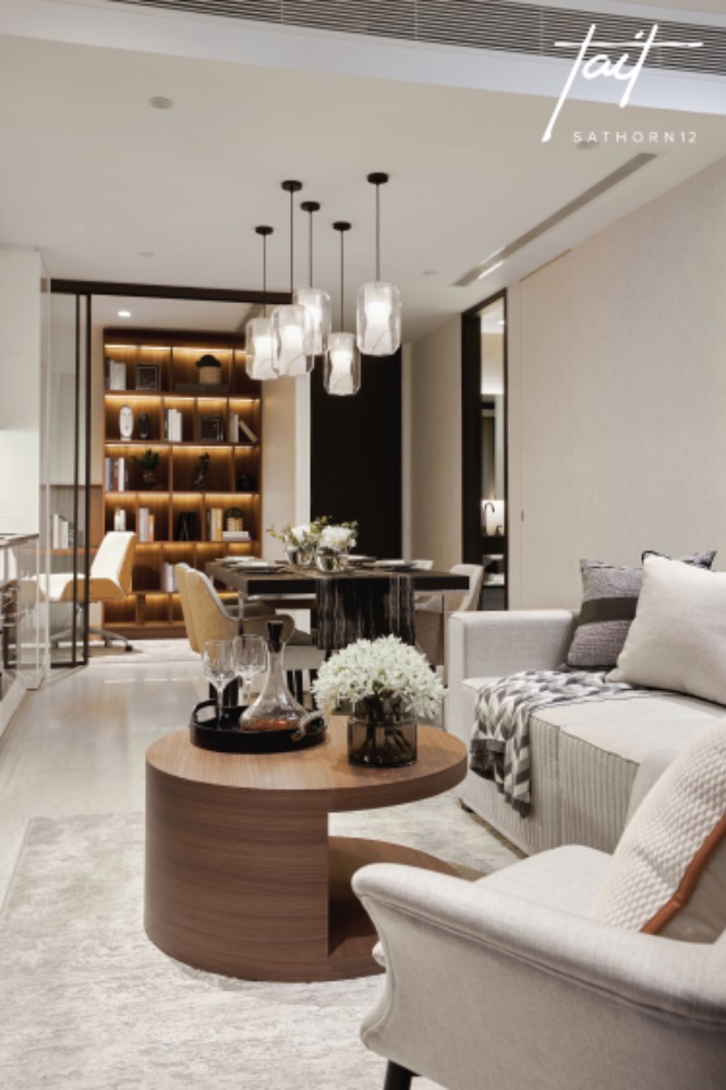 ขายคอนโดสาทร นราธิวาส : 🔥ขายห้องโครงการ Tait Sathorn 12🔥 - 2Bed 2Baht 71ตรม. Bts เซนต์หลุยส์ Tel. 0959415999