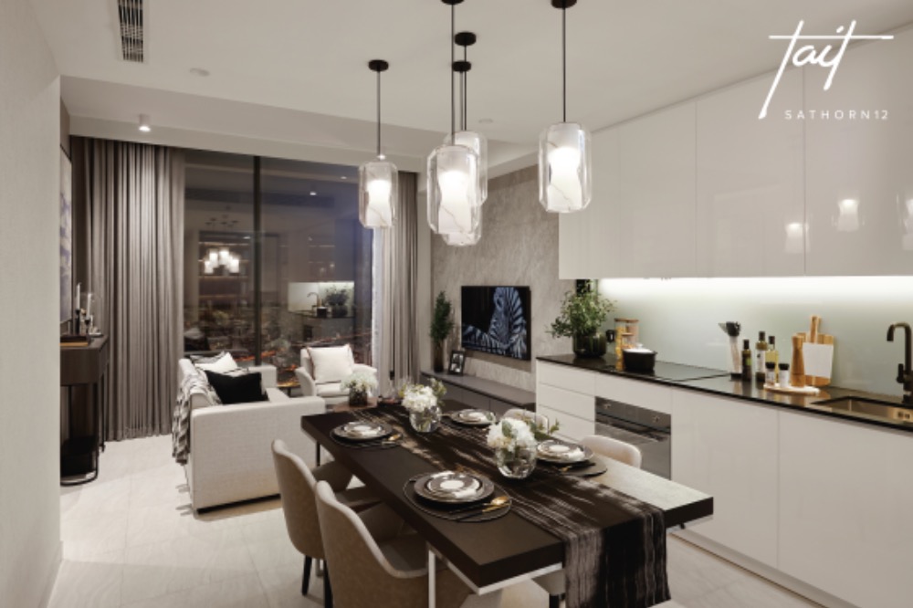 ขายคอนโดสาทร นราธิวาส : 🔥ขายห้องโครงการ Tait Sathorn 12🔥 - 2Bed 2Baht 71ตรม. Bts เซนต์หลุยส์ Tel. 0959415999