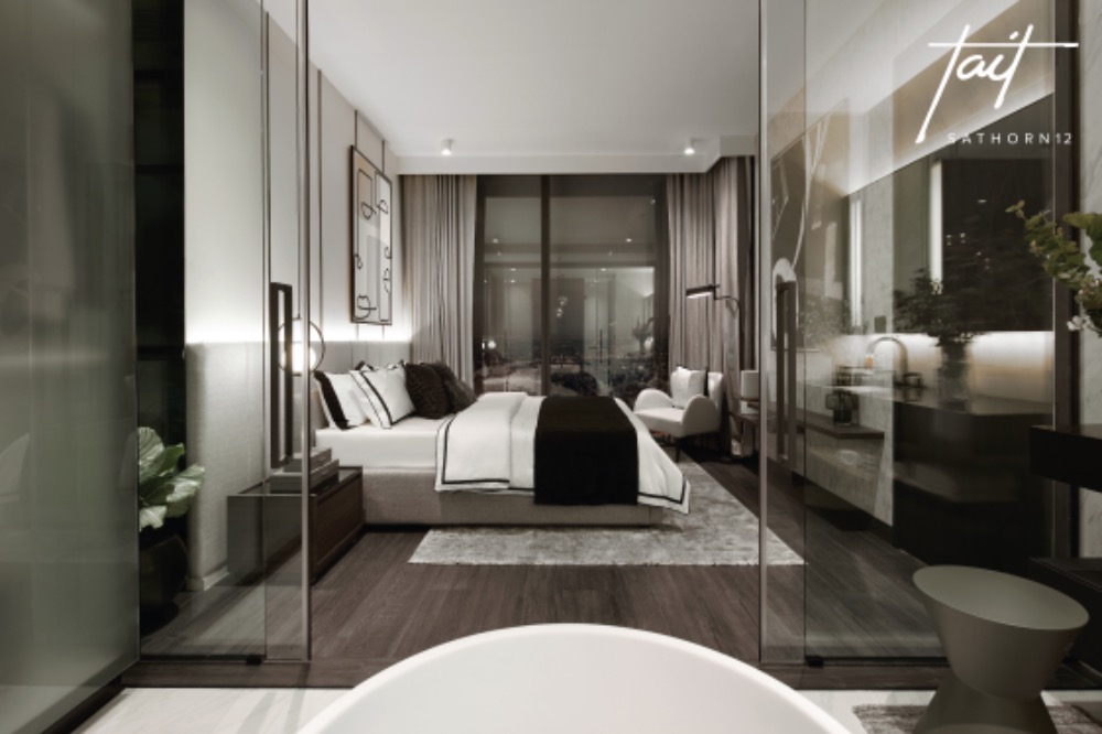 ขายคอนโดสาทร นราธิวาส : 🔥ขายห้องโครงการ Tait Sathorn 12🔥 - 2Bed 2Baht 71ตรม. Bts เซนต์หลุยส์ Tel. 0959415999