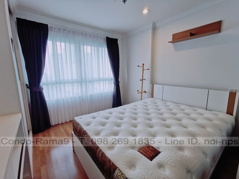 ให้เช่าคอนโดพระราม 9 เพชรบุรีตัดใหม่ RCA : RENT !! Condo Lumpini Place, MRT Rama 9, 1 Bed, Tower C, Floor 26, 34 sq.m., 14,000 Baht