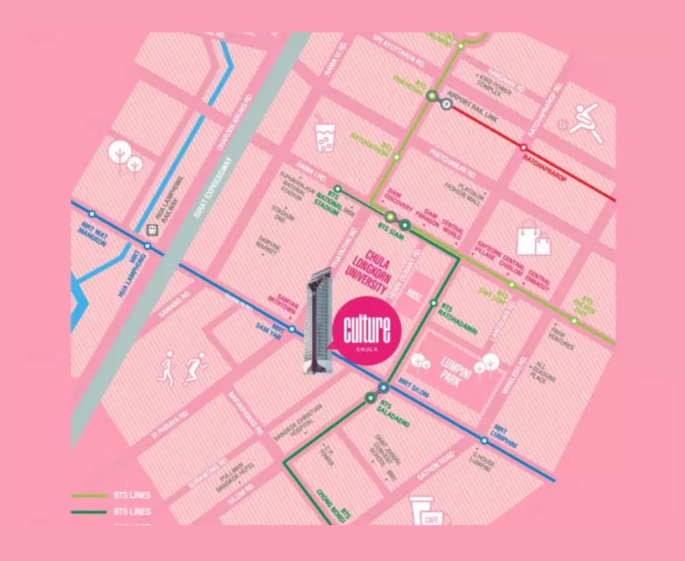 ขายคอนโดสยาม จุฬา สามย่าน : 🔥ขายห้องดี Culture Chula🔥 เริ่ม 7.54mb 44ตรม. 1Bed 1Baht Tel. 0959415999