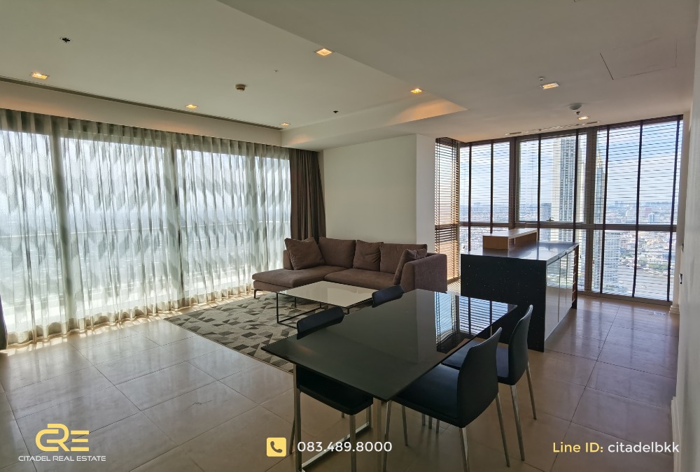 ขายคอนโดวงเวียนใหญ่ เจริญนคร : Hot Deal! High Floor 2 Beds Unit for Sale!