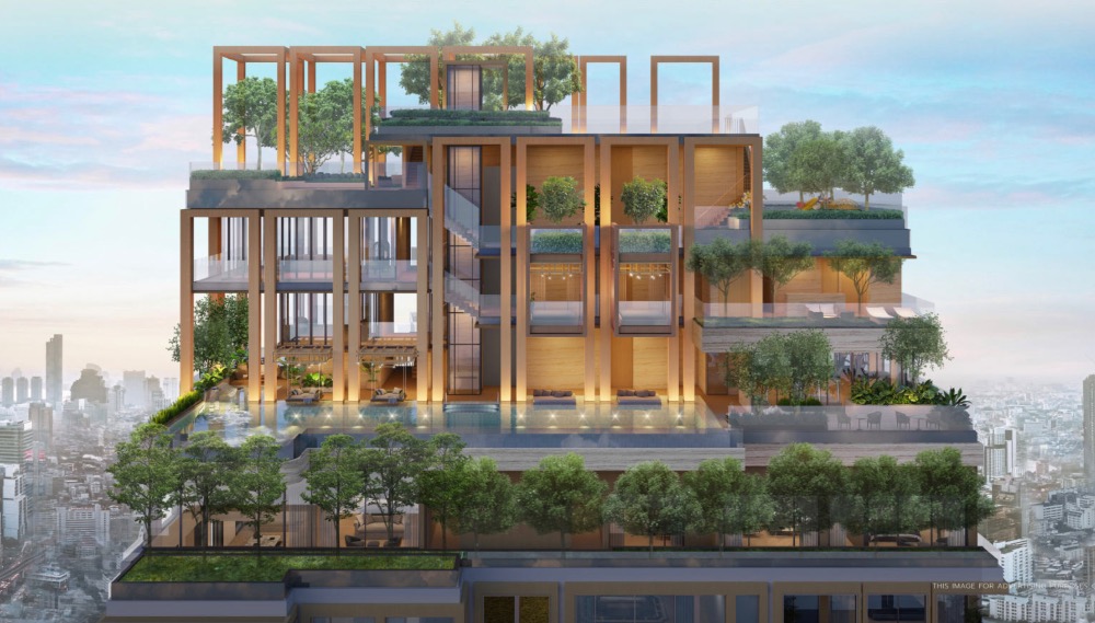 ขายคอนโดสีลม ศาลาแดง บางรัก : 🔥ขายห้อง Rare Penthouse @Romm Convent 418sq.m. 156.12MB Tel.0959415999