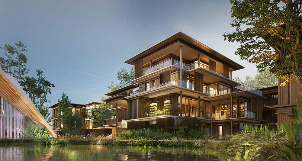 ขายคอนโดบางนา แบริ่ง ลาซาล : 🏆 Villa Mulberry Groove the Forestias Price 223.9 MB 1,246 Sq.m. Tel.0959415999 (NUT)