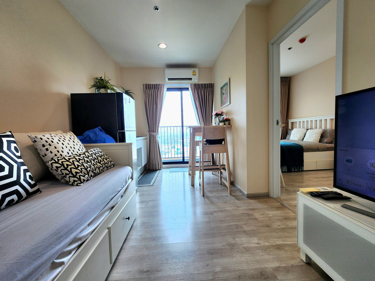 ให้เช่าคอนโดนนทบุรี บางใหญ่ บางบัวทอง : ลดราคา** ห้องว่างครับผม อัพเดท!! เฟอร์นิเจอร์ดีมากๆ จาก Ikea**ให้เช่า Plum Condo Central Station เฟส2 ชั้น32 ห้องจริงตามปก SN490.365