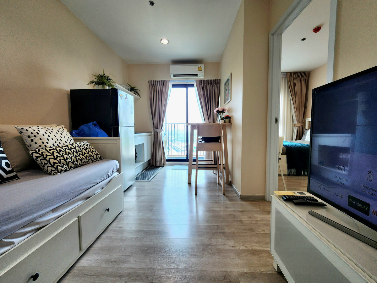 ให้เช่าคอนโดนนทบุรี บางใหญ่ บางบัวทอง : ลดราคา** ห้องว่างครับผม อัพเดท!! เฟอร์นิเจอร์ดีมากๆ จาก Ikea**ให้เช่า Plum Condo Central Station เฟส2 ชั้น32 ห้องจริงตามปก SN490.365