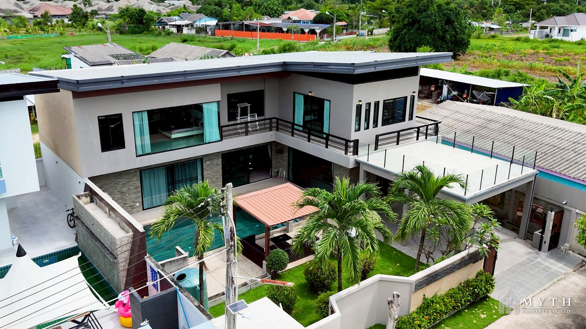 For SaleHousePattaya, Bangsaen, Chonburi : House for sale, Pool Villa @Huai Yai