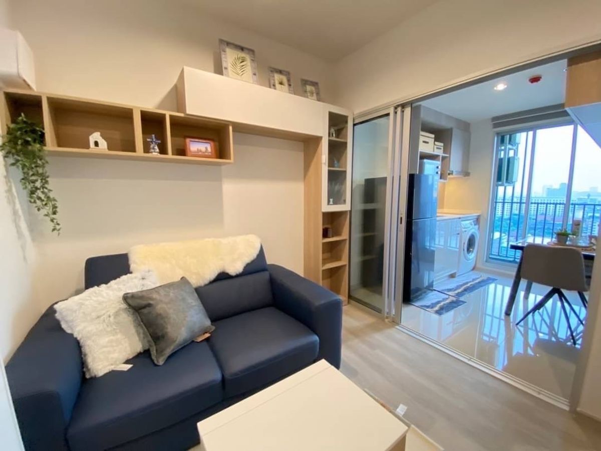 ให้เช่าคอนโดปิ่นเกล้า จรัญสนิทวงศ์ : ไอดีโอ จรัญฯ 70-ริเวอร์วิว Ideo Charan 70-Riverview เฟอร์ครบ 32 ตารางเมตร