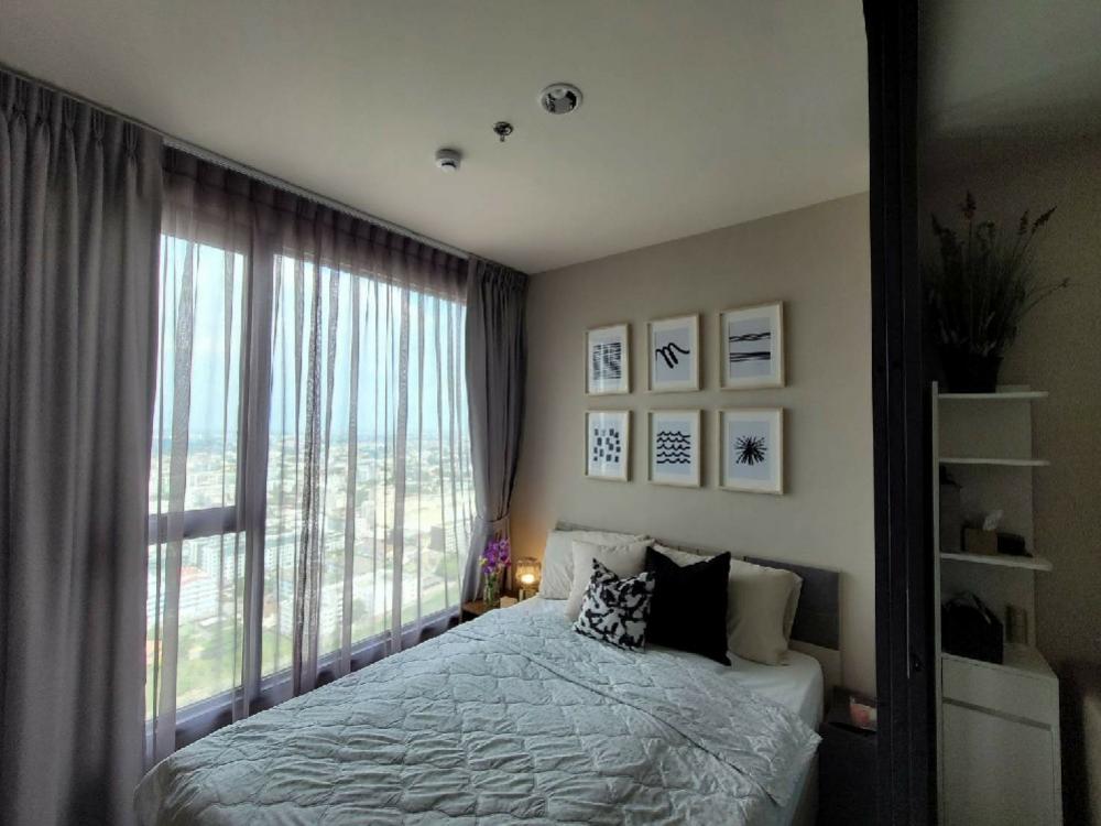 For RentCondoBangna, Bearing, Lasalle : FOR RENT ❗ 1Bedroom, high floor, beautiful view, fully furnished @IDEO MOBI SUKHUMVIT EASTPOINT 14,000/month