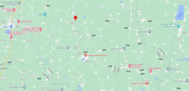 ขายที่ดินขอนแก่น : ขาย ที่ดิน 21 ไร่ 1 งาน 40 ตารางวา ถนน 2301 ตำบล คึมชาด อำเภอ หนองสองห้อง จังหวัด ขอนแก่น พร้อมไร่ปลูกมันสำปะหลัง