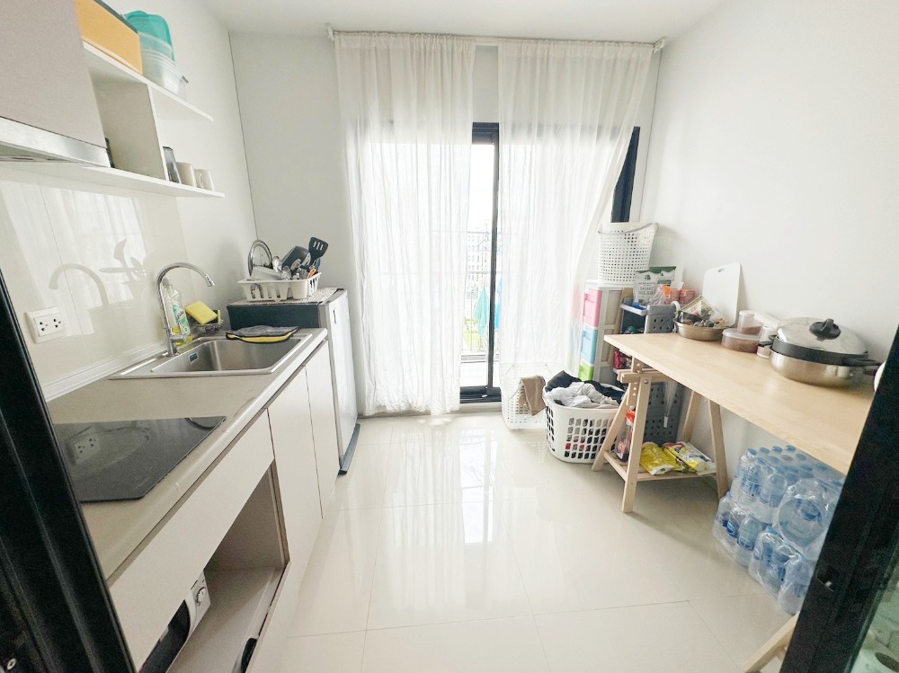 For SaleCondoRama9, Petchburi, RCA : Sale with tenant, good return, Aspire Asoke-Ratchada, 1 bedroom, 35 sq m., 8th floor, Building D, fully-furnished.