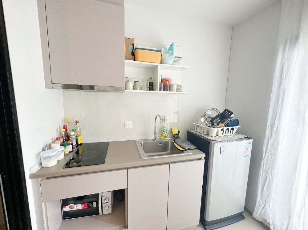 For SaleCondoRama9, Petchburi, RCA : Sale with tenant, good return, Aspire Asoke-Ratchada, 1 bedroom, 35 sq m., 8th floor, Building D, fully-furnished.