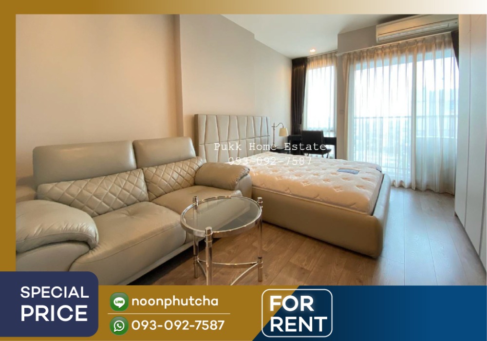 For RentCondoLadprao, Central Ladprao : 📣Available Whizdom Avenue Ratchada-Lat Phrao / 28 sq m. Beautifully decorated room, price negotiable✨