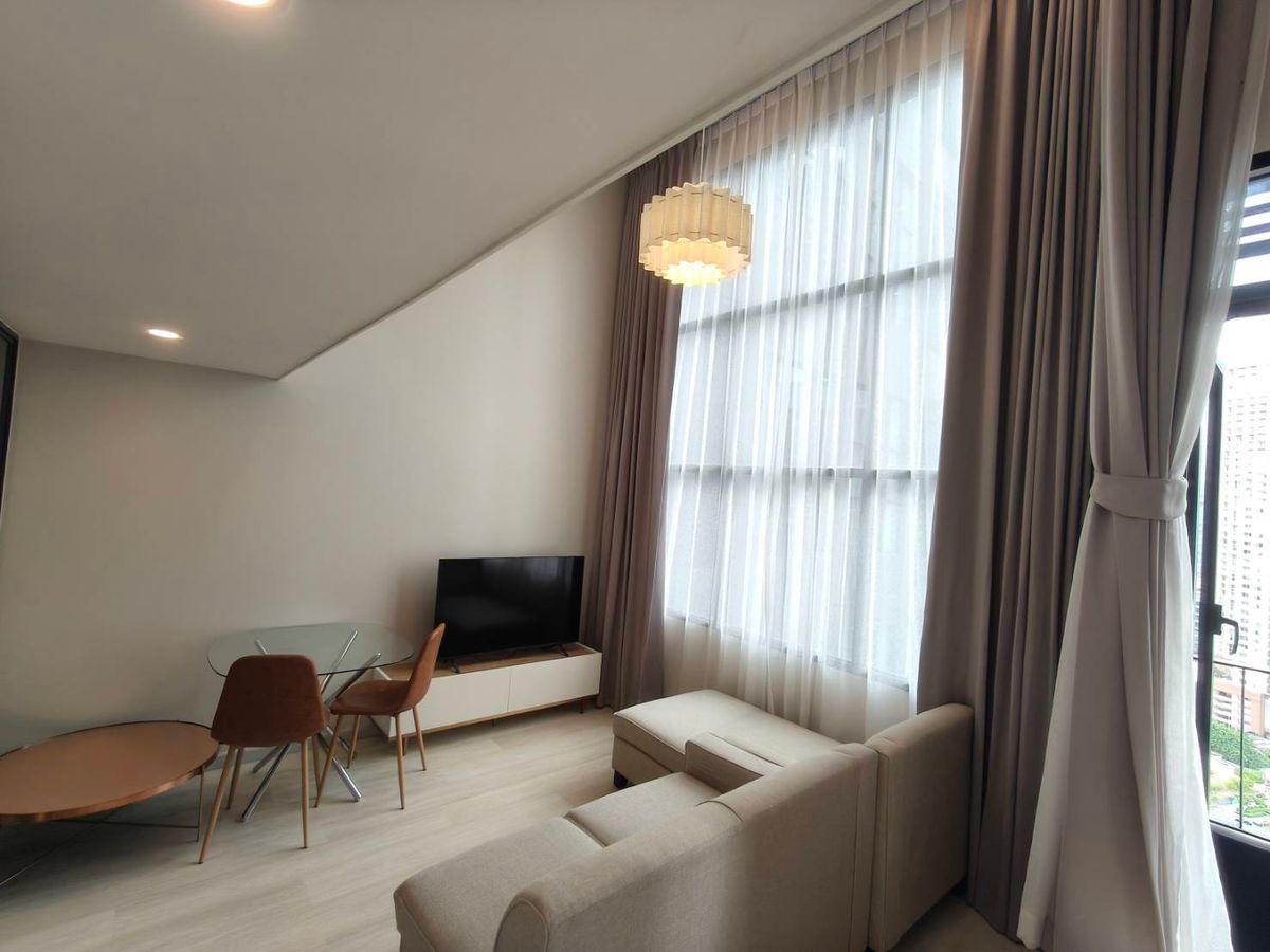 ให้เช่าคอนโดสาทร นราธิวาส : ✅️( DUPLEX!! )​ 1​ Bedroom​ 37​ ตร.ม. Knightsbridge Prime​ Sathorn ติดถนนนราธิวาสฯ-สาทร ใกล้ BTS สถานีช่องนนทรี