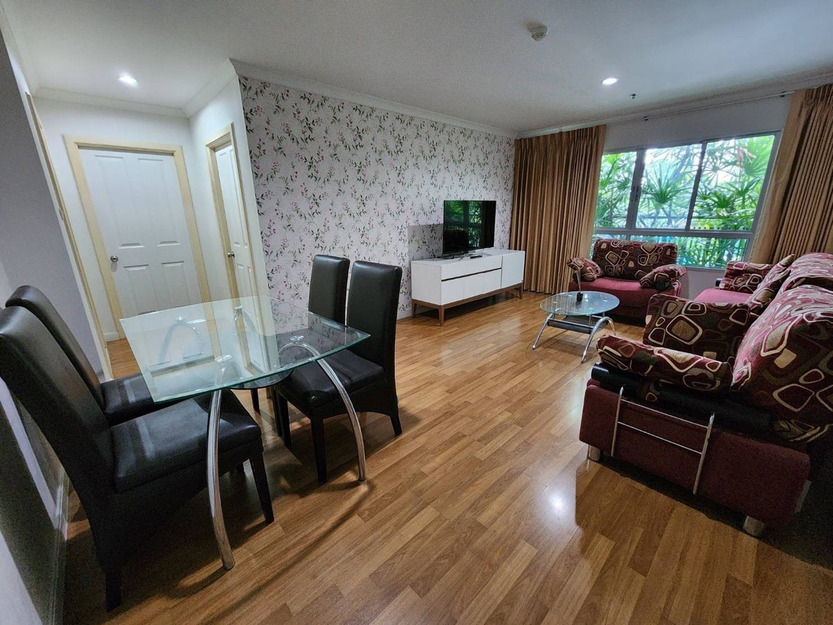 For RentCondoRama9, Petchburi, RCA : Lumpini Place Rama 9 | 2 bedrooms, beautifully decorated 📞 Line : @pukkhome (with @)