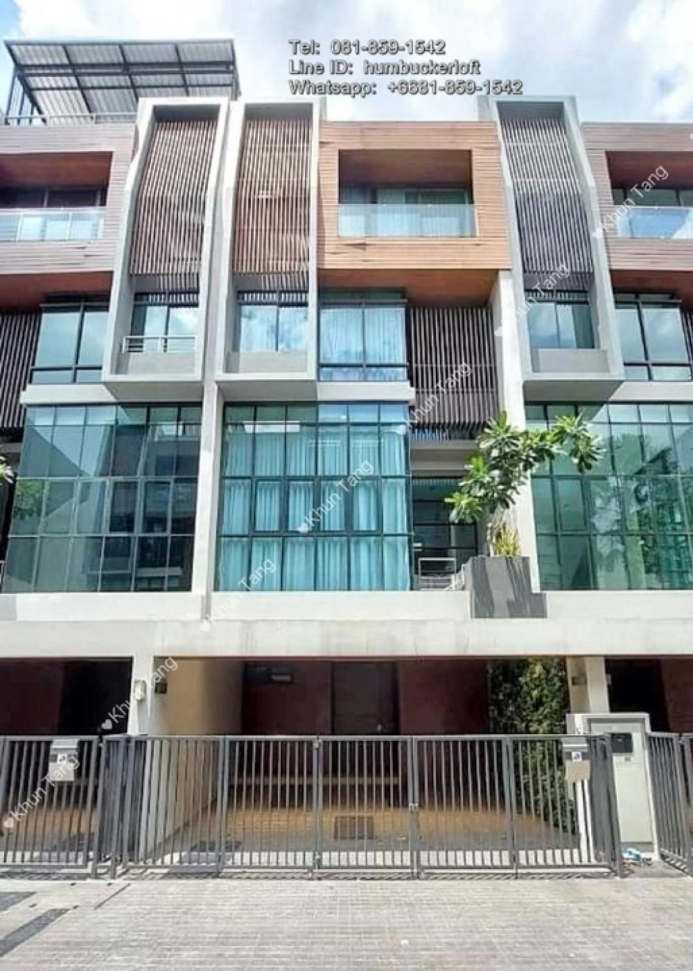 For RentTownhomeSukhumvit, Asoke, Thonglor : Pet-friendly 🐶😸 4-Stories Townhome Soi Ekamai 12