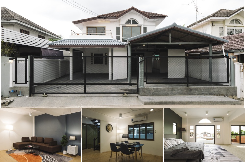 ขายบ้านปทุมธานี รังสิต ธรรมศาสตร์ : รีโนเวทแล้วพร้อมอยู่ 55 ตร.ว. 2 นอน 2 นั่งเล่น 2 น้ำ ลำลูกกา คลอง 4 ธัญธานีซอยสนามกอล์ฟ