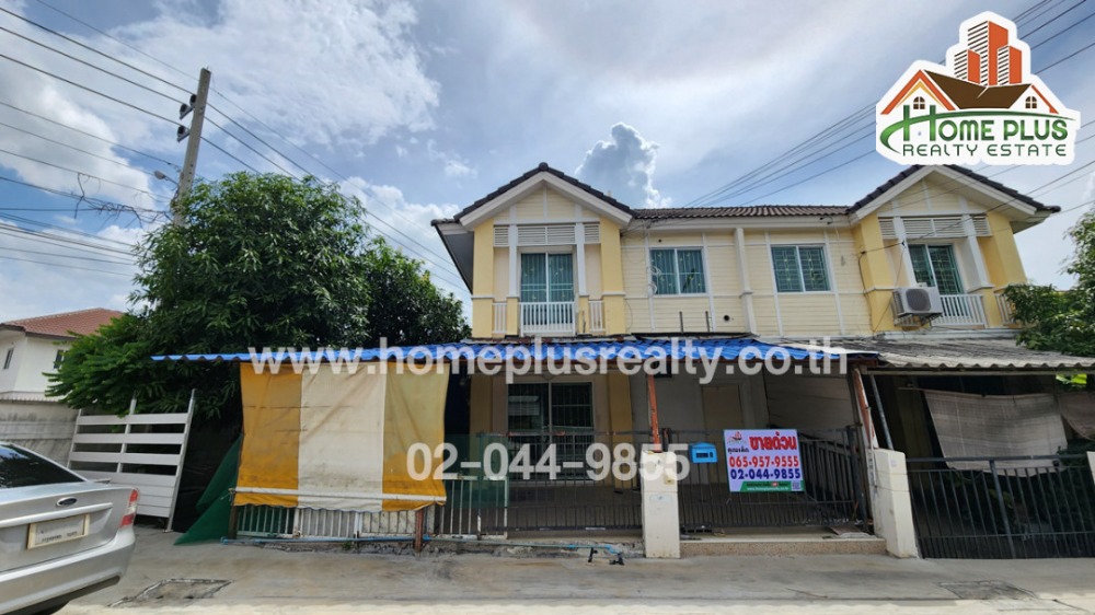For SaleTownhomePathum Thani,Rangsit, Thammasat : Pruksa Ville 41 Tiwanon-Rangsit Project (behind edge)