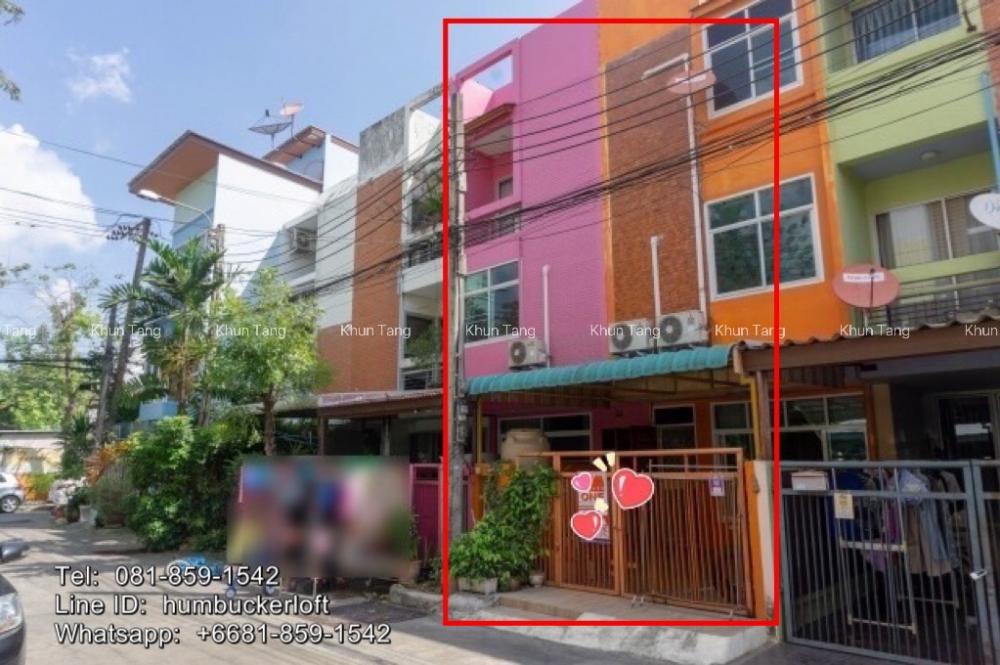 For SaleTownhomeChokchai 4, Ladprao 71, Ladprao 48, : Townhome for sale, City Townhome Village, Lat Phrao 80
