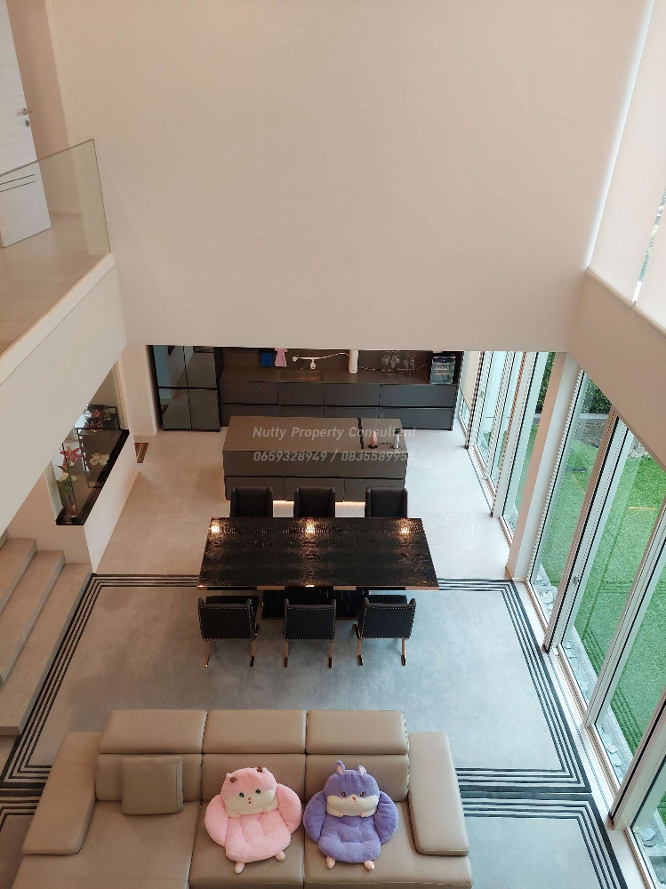 For SaleHouseBangna, Bearing, Lasalle : VIVE Bangna, Super Luxury detached house, Modern style, corner unit close to nature, common garden and swimming pool.