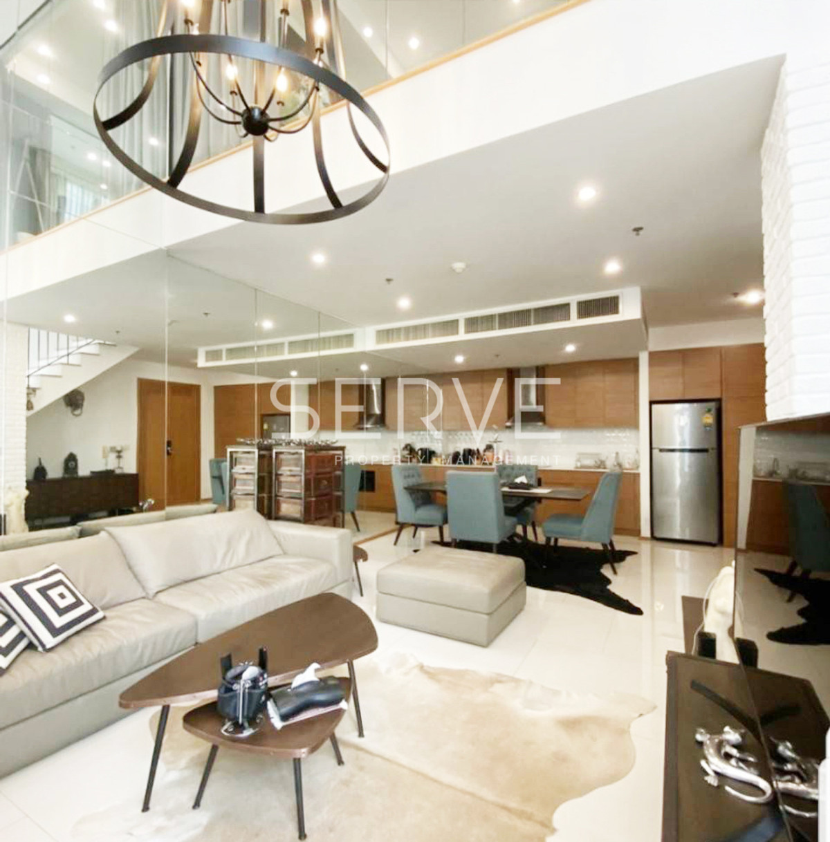 For RentCondoSukhumvit, Asoke, Thonglor : 🔥58K🔥 - 1 Bed with Bathtub Duplex 90 sq.m. High Fl. 15+ Condo in the center of PhromPhong Area at The Emporio Place Condo  / For Rent