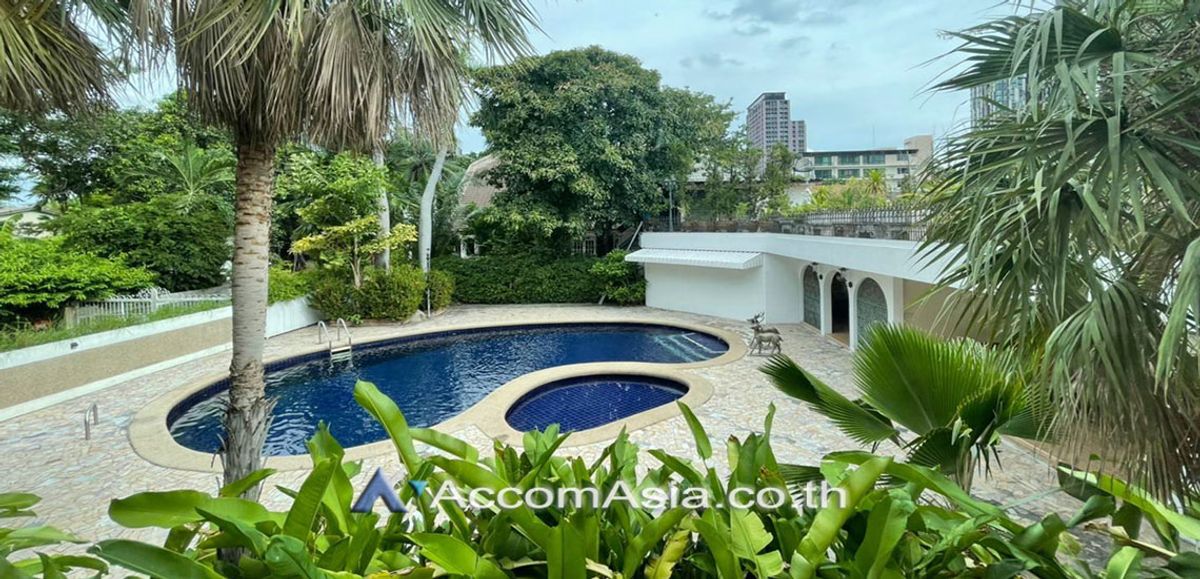 ให้เช่าบ้านสุขุมวิท อโศก ทองหล่อ : 🔼AccomA🔽 Private Swimming Pool 3 Bedrooms House for Rent in Sukhumvit, Bangkok near BTS Ekkamai (9002401)