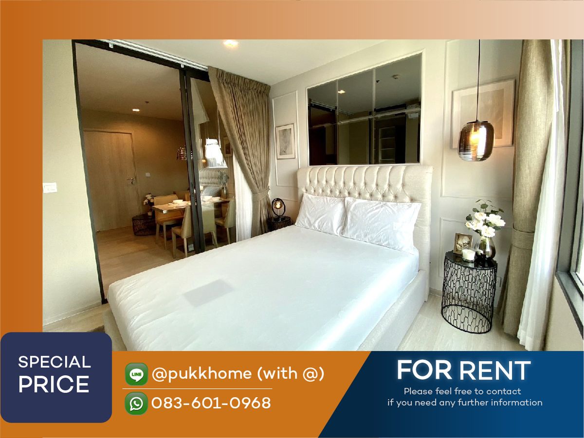 ให้เช่าคอนโดวิทยุ ชิดลม หลังสวน : Life one wireless ✨ 1 BEDROOM | Fully furnished 📞 Line : @pukkhome (มี @ )