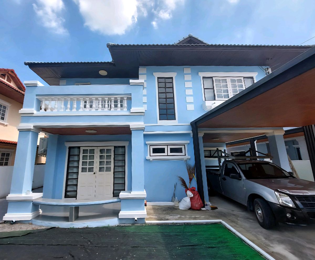 ให้เช่าบ้านนนทบุรี บางใหญ่ บางบัวทอง : ให้เช่า บ้านเดี่ยว2ชั้น
64ตรว.หมู่บ้านมณียา ถนน รัตนาธิเบศร์ (ซอยท่าอิฐ)เชิงสะพานพระนั่งเกล้าใกล้MRTไทรม้า