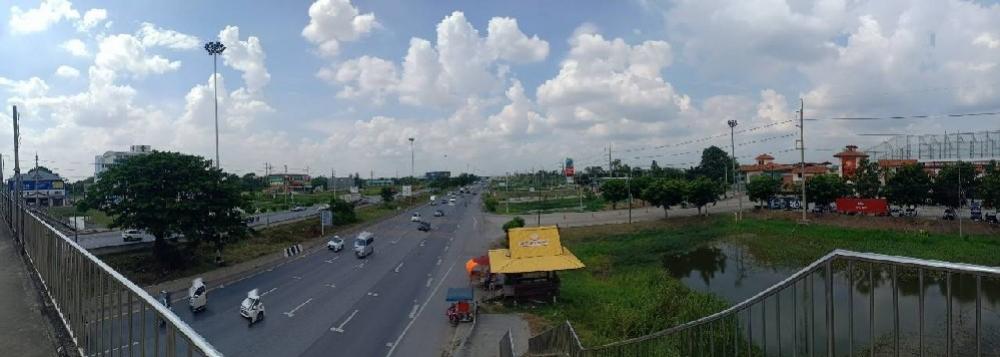 ขายที่ดินอยุธยา : ขายที่ดินติดถนนสายเอเชีย อยุธยา 3 ไร่ หน้ากว้างติดถนน 64 เมตร ทำเลดี ถูกมาก