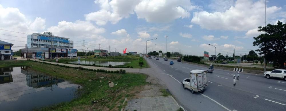 ขายที่ดินอยุธยา : ขายที่ดินติดถนนสายเอเชีย อยุธยา 3 ไร่ หน้ากว้างติดถนน 64 เมตร ทำเลดี ถูกมาก