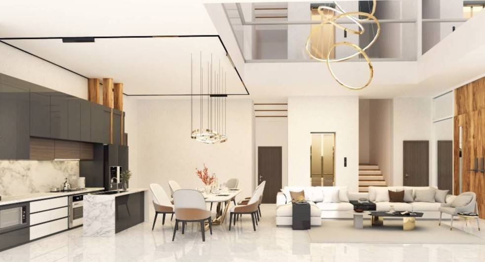 ขายบ้านพระราม 9 เพชรบุรีตัดใหม่ RCA : บ้านเดี่ยว 3 ชั้น พระราม9 เรสซิเดนซ์​ พร้อมลิฟท์ ใกล้​ Airport​ Link​ สถานีหัวหมาก For​ Sale​ House Rama9 Residence