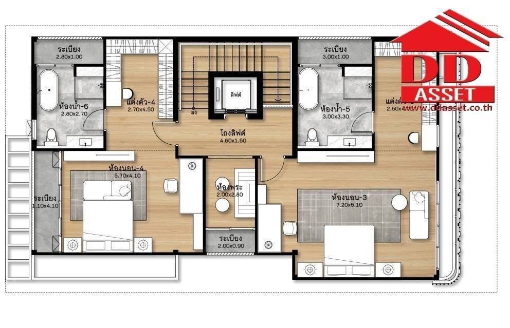 ขายบ้านพระราม 9 เพชรบุรีตัดใหม่ RCA : บ้านเดี่ยว 3 ชั้น พระราม9 เรสซิเดนซ์​ พร้อมลิฟท์ ใกล้​ Airport​ Link​ สถานีหัวหมาก For​ Sale​ House Rama9 Residence