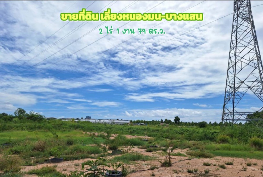 For SaleLandPattaya, Bangsaen, Chonburi : Land for sale, Nong Mon-Bangsaen Bypass