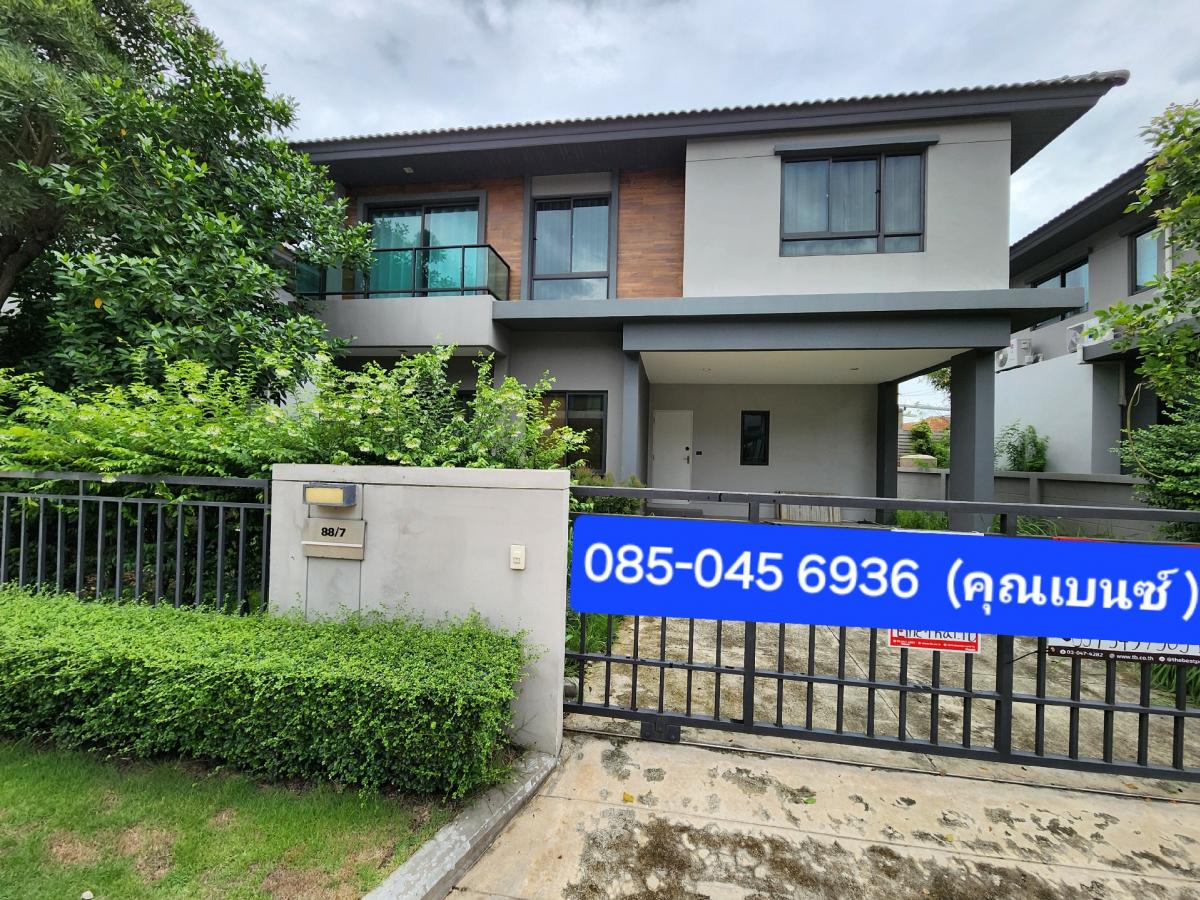 ขายบ้าน : บ้านเดี่ยว เวนิวโฟลว์ รังสิต 54วา ใช้สอย174ตรม. 3ห้องนอน 3น้ำ เฟอร์ครบ