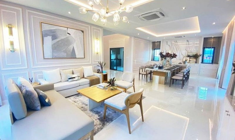 ขายบ้านบางนา แบริ่ง ลาซาล : For Sale Samut Prakan Single House The City Bangna Kanchanaphisek Bang Phli BRE20377