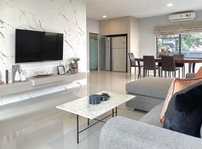 ให้เช่าบ้านลาดกระบัง สุวรรณภูมิ : For Rent Bangkok Single House Mantana Onnut - Wongwean 3 Kanchanaphisek Prawet BRE19670