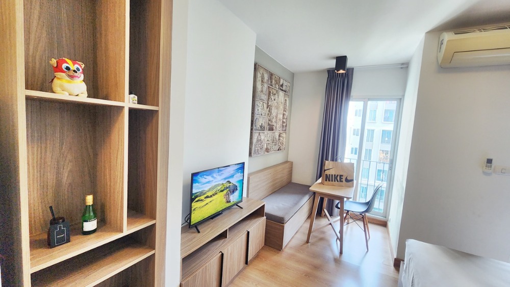 ให้เช่าคอนโดเกษตรศาสตร์ รัชโยธิน : ให้เช่าคอนโด Chapter 1 Kaset แยกเกษตร - 23 ตร.ม แต่งครบเครื่องใช้ไฟฟ้า+เฟอร์นิเจอร์ ติด BTS เสนานิคม ชั้นสูง วิวสระว่ายน้ำและสวน