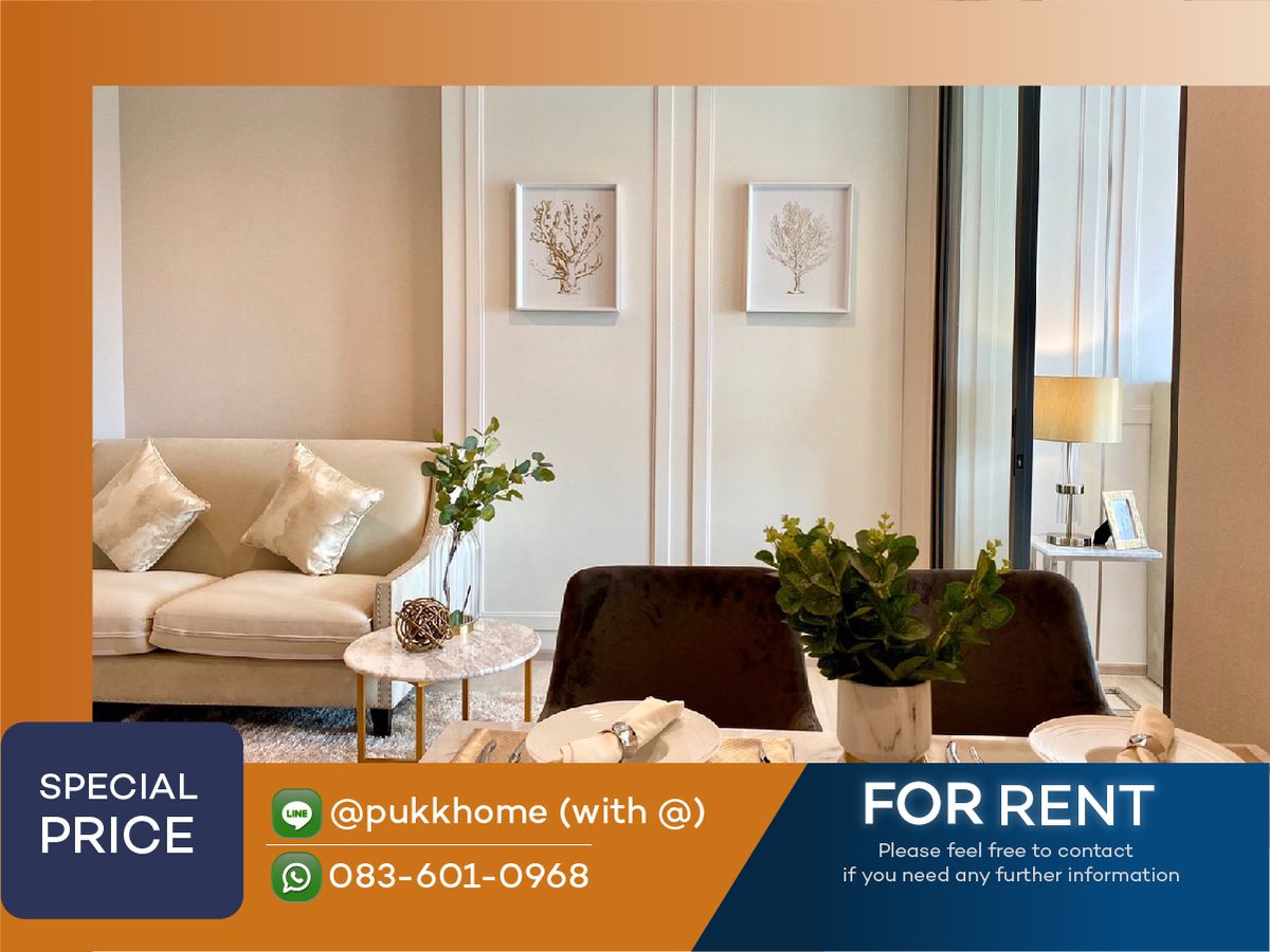 ให้เช่าคอนโดวิทยุ ชิดลม หลังสวน : Life one wireless ✨ 1 BEDROOM |  Fully furnished  📞 Line : @pukkhome (มี @ )