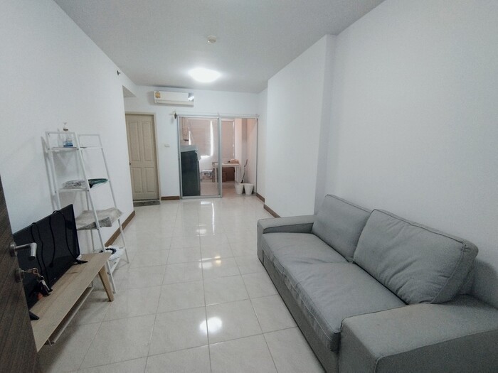 For RentCondoRattanathibet, Sanambinna : Condo for rent, Supalai Park Khaerai Ngamwongwan / 1 bedroom, 46 sq m, price only 8,000 baht, with furniture + washing machine.