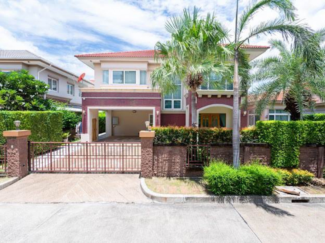 For SaleHouseNonthaburi, Bang Yai, Bangbuathong : House for sale, Laddarom Elegance, Ratchaphruek - Rattanathibet (special extension), area 117 sq m., usable area 345 sq m., 4 bedrooms, 5 bathrooms, 4 parking spaces