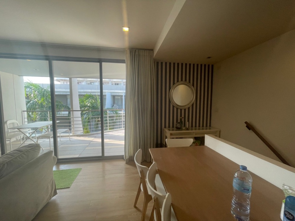 For SaleCondoHuahin, Prachuap Khiri Khan, Pran Buri : Condo for sale, Duplex room, front building, sea view.