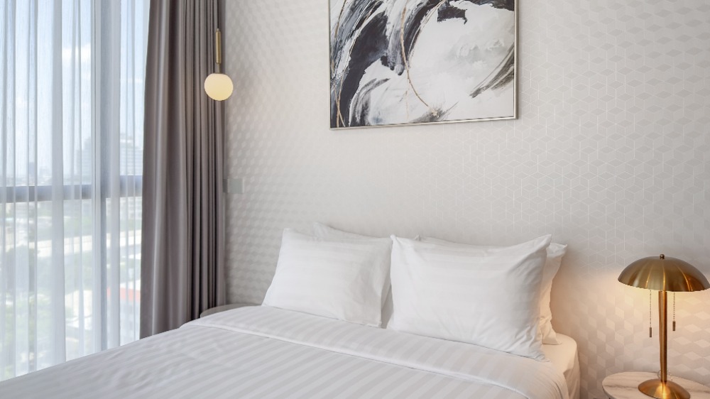 ให้เช่าคอนโดราชเทวี พญาไท : X ✅ เช่าคอนโด พาร์ค ออริจิ้น พญาไท 2 Bedroom 55 ตรม. ใกล้ BTS พญาไท เพียง 300 เมตร ห้องใหม่ เพดานสูง แต่งสวย เฟอร์ครบ ราคาดี  ฟรี  WI-FI