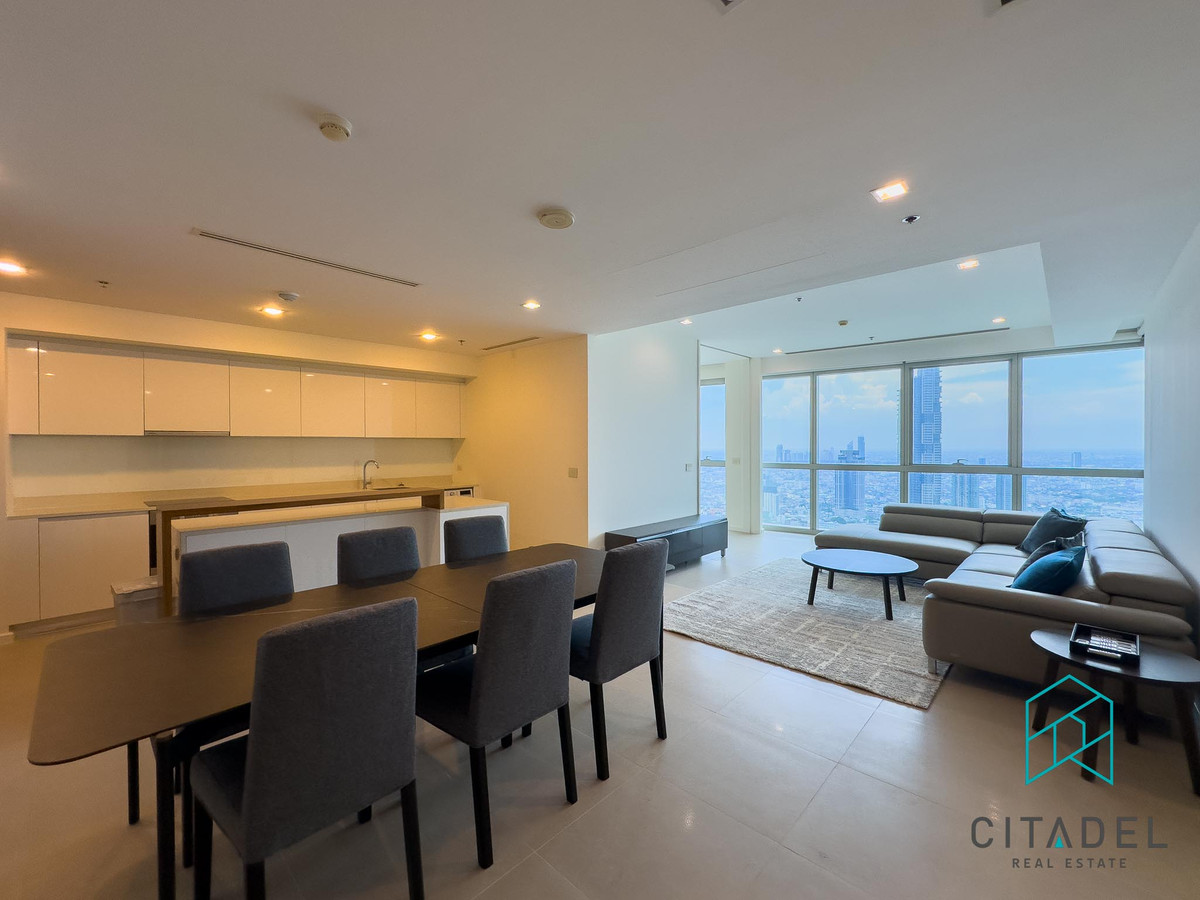 For RentCondoWongwianyai, Charoennakor : The River by Raimon Land - High floor 2 Beds Unit for Rent!