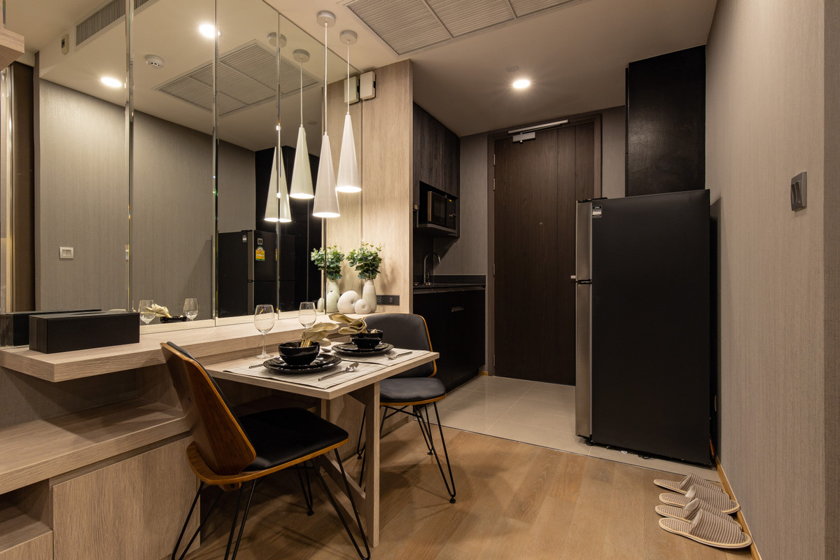 ให้เช่าคอนโดสยาม จุฬา สามย่าน : High Floor , 1bed 34sqm Ashton Chula Fullyfurnish 27,000 thb