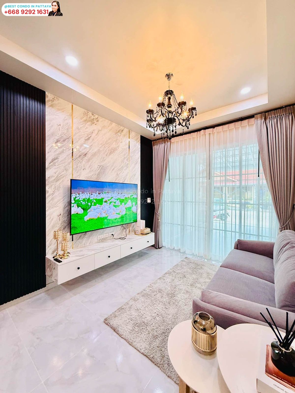 For SaleHousePattaya, Bangsaen, Chonburi : Sale Newly Renovated Minimal Style townhome Close to Sukhumvit rd. Central Pattaya